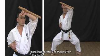 02 Tonfa Jutsu Basic Movements Basic Training [upl. by Margarete]