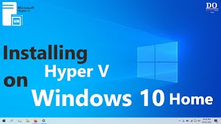 Installing Hyper V on Windows 10 Home [upl. by Scopp60]