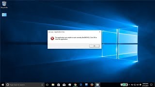 SOLVED The Application Was Unable To Start Correctly 0xc0000142 In Windows 1087 [upl. by Jempty]