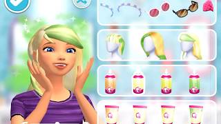 Barbie Dreamhouse Adventures Hair Style amp Dress Up Gameplay [upl. by Nwadahs]