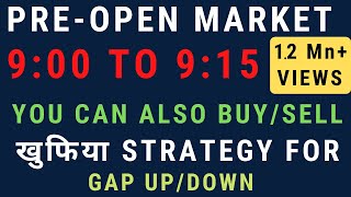 What is Pre Opening Session in Stock Market  How to trade in Pre Open Market [upl. by Magnum]