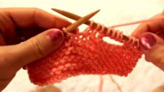 Knitting Tutorial  One Row Buttonhole [upl. by Adlaremse]