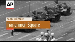 Tiananmen Square Massacre  1989  Today in History  4 June 16 [upl. by Hills]