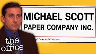 The WHOLE Michael Scott Paper Company Story  The Office US [upl. by Luapnaes184]