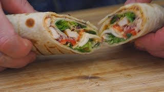 Tortilla z kurczakiem kebab  Oddaszfartucha [upl. by Arakaj450]