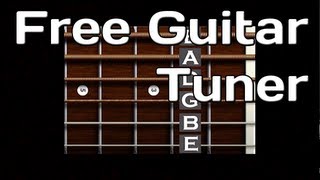 Free Online Guitar Tuner  Easy to Use [upl. by Nomzzaj505]