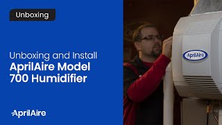 Unboxing amp Install  AprilAire Model 700 Humidifier [upl. by Jules]