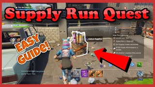 Recover 4 Supply Crates  Supply Run Main Quest Fortnite Save The World [upl. by Gladi]