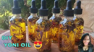 How To Make DIY The Best Yoni Oil [upl. by Ellinad976]