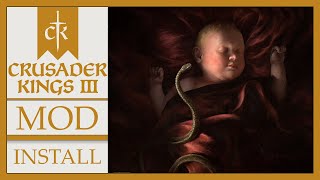 How To Install A Crusader Kings 3 Mod Manually [upl. by Eidnim]