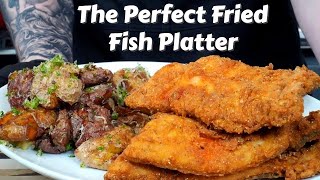 How To Fry Fish Like a Pro Plus My Favorite Potato Recipe Ever  Fathers Day Fish Fry [upl. by Kathlin]