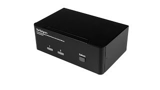 2Port DisplayPort DualMonitor KVM Switch  4K 60Hz  SV231DPDDUA2  StarTechcom [upl. by Dex]