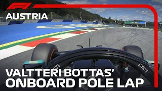 Valtteri Bottas Pole Lap  2020 Austrian Grand Prix  Pirelli [upl. by Miko]