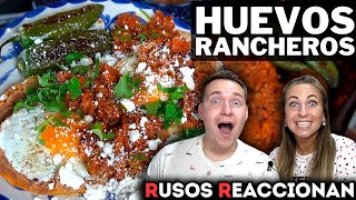 RUSOS REACCIONAN a HUEVOS RANCHEROS 🇲🇽 [upl. by Hurlee]