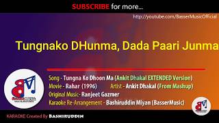 Tungna Ko Dhun  KARAOKE  Ankit Dhakal Version  BasserMusic [upl. by Yatnoj]