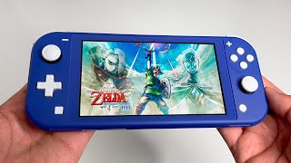 Zelda Skyward Sword HD Gameplay on Nintendo Switch LITE [upl. by Mackay]