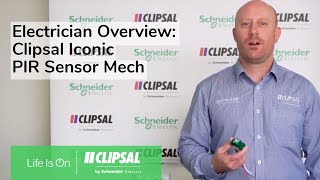 Clipsal Iconic – PIR Sensor Mech – Electrician Overview [upl. by Nedyah]