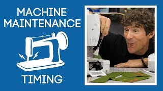 Sewing Machine Maintenance Timing [upl. by Neleh991]