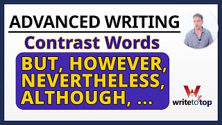 How to Use Contrast Words but however nevertheless although despite … [upl. by Ordnael]