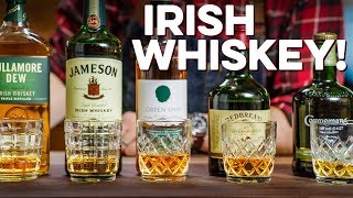 Tasting amp Ranking 5 Irish Whiskeys  How to Drink [upl. by Chicky84]