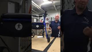 Walking Safety with the Stander EZ FoldNGo Walker and Rollator [upl. by Sherfield]