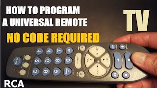 How to program RCA universal remote control without TV codes [upl. by Elleron]