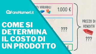 Come si determina il costo di un prodotto [upl. by Ruth609]