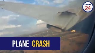 WATCH Dramatic footage apparently shows moment of Wonderboom plane crash [upl. by Geraldina947]