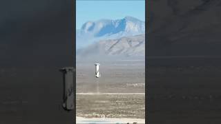 TOUCHDOWN Blue Origin NS30 Booster Landing [upl. by Leiahtan]