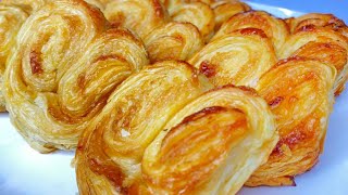 Sweet Palmiers Puff Pastry [upl. by Powe859]