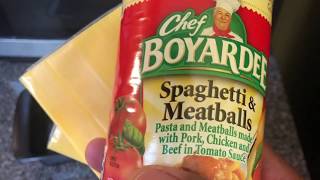 How to make spaghetti with meatballs by CHEF Mr WRATH AND CHEF BOYARDEE [upl. by Olen]