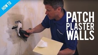 How to Patch Plaster Walls [upl. by Aneleairam561]