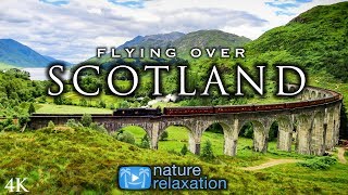 FLYING OVER SCOTLAND Highlands  Isle of Skye 4K UHD Drone Film  Healing Music for Stress Relief [upl. by Undine]