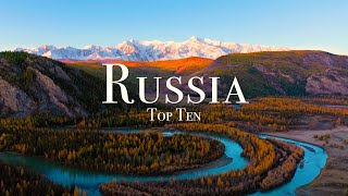 Top 10 Places To Visit In Russia  4K Travel Guide [upl. by Luar]