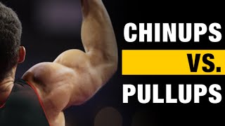 Pullups vs Chinups The BIG Differences [upl. by Yecnahc727]