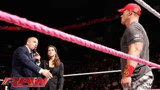 John Cena rejects The Authoritys truce Raw Oct 27 2014 [upl. by Helge415]