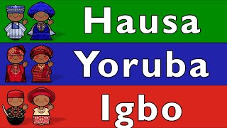 NIGERIA HAUSA YORUBA IGBO [upl. by Joellyn]