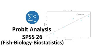 Probit Analysis in SPSS  Biostatistics  Statistics Bio7 [upl. by Darej]