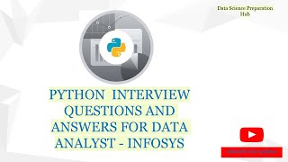 Data analyst interview questions and answers  INFOSYS [upl. by Willett]