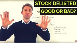 Stock Delisted Good or Bad 🙁 [upl. by Eniamert875]