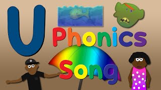 Letter U Phonics Song  Alphabet  English Learning Songs [upl. by Kcirre]