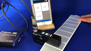 Baumer UL06  Ultrasonic Label Fork Sensor Demo [upl. by Enaid]