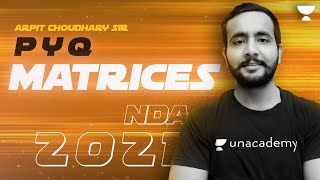 NDA PREVIOUS YEAR QUESTIONS ON MATRICES  YODHA BATCH  NDA 2 2021  NEW COURSE [upl. by Aisor]