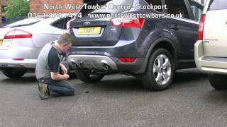 Westfalia Detachable Towbar  Ford Kuga [upl. by Anilag95]