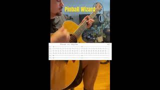 Pinball Wizard  The Who guitar with tabs classicrock pinballwizard thewho guitartabs [upl. by Lilas]