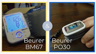 Beurer BM67 Blood Pressure Monitor amp PO30 Pulse Oximeter Review [upl. by Dorothi881]