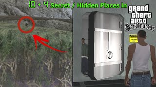 104 Secret amp Hidden places in GTA San Andreas NO BUG OR MOD [upl. by Llyrat352]