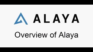 Overview of Alaya [upl. by Imij]