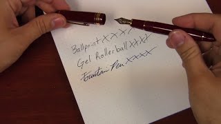 How a Fountain Pen Works Fountain Pen 101 [upl. by Polik863]