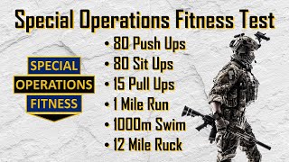 The Special Operations Fitness Test [upl. by Seagraves]